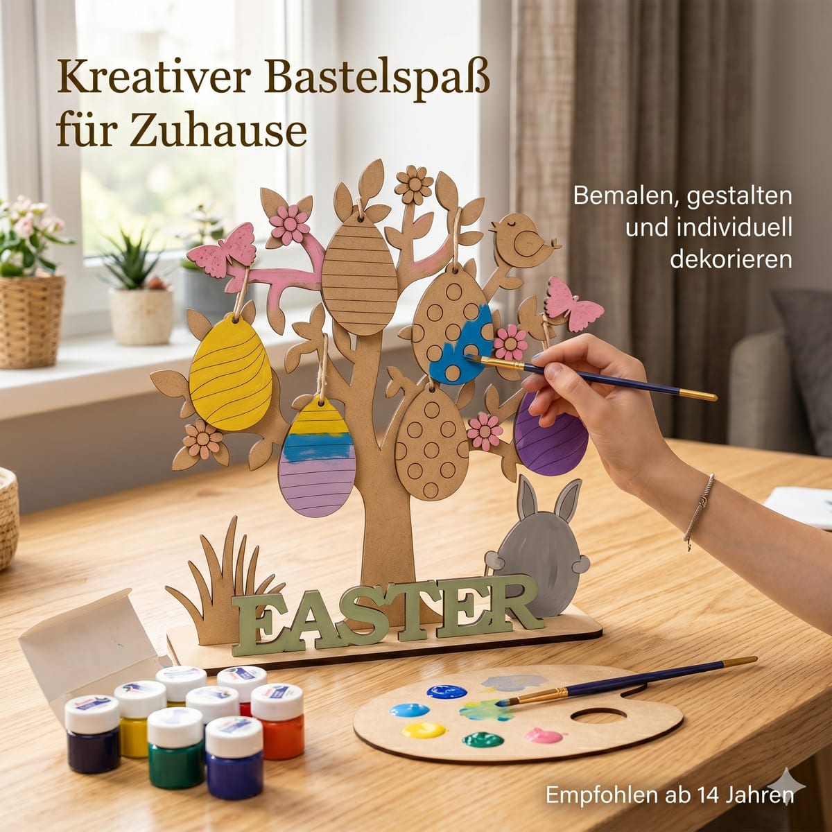Osterbaum mit Hängeeiern