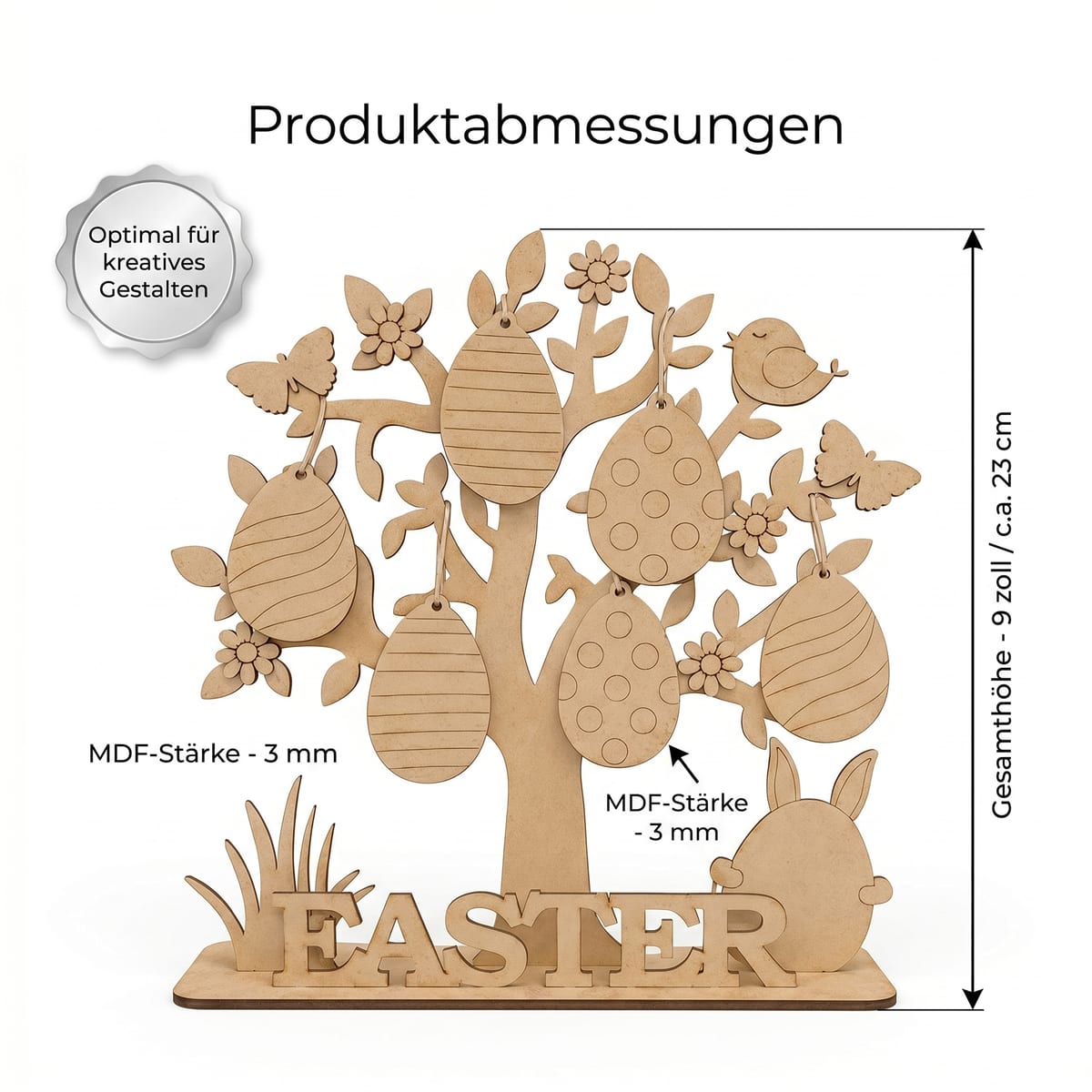 Osterbaum mit Hängeeiern - 7