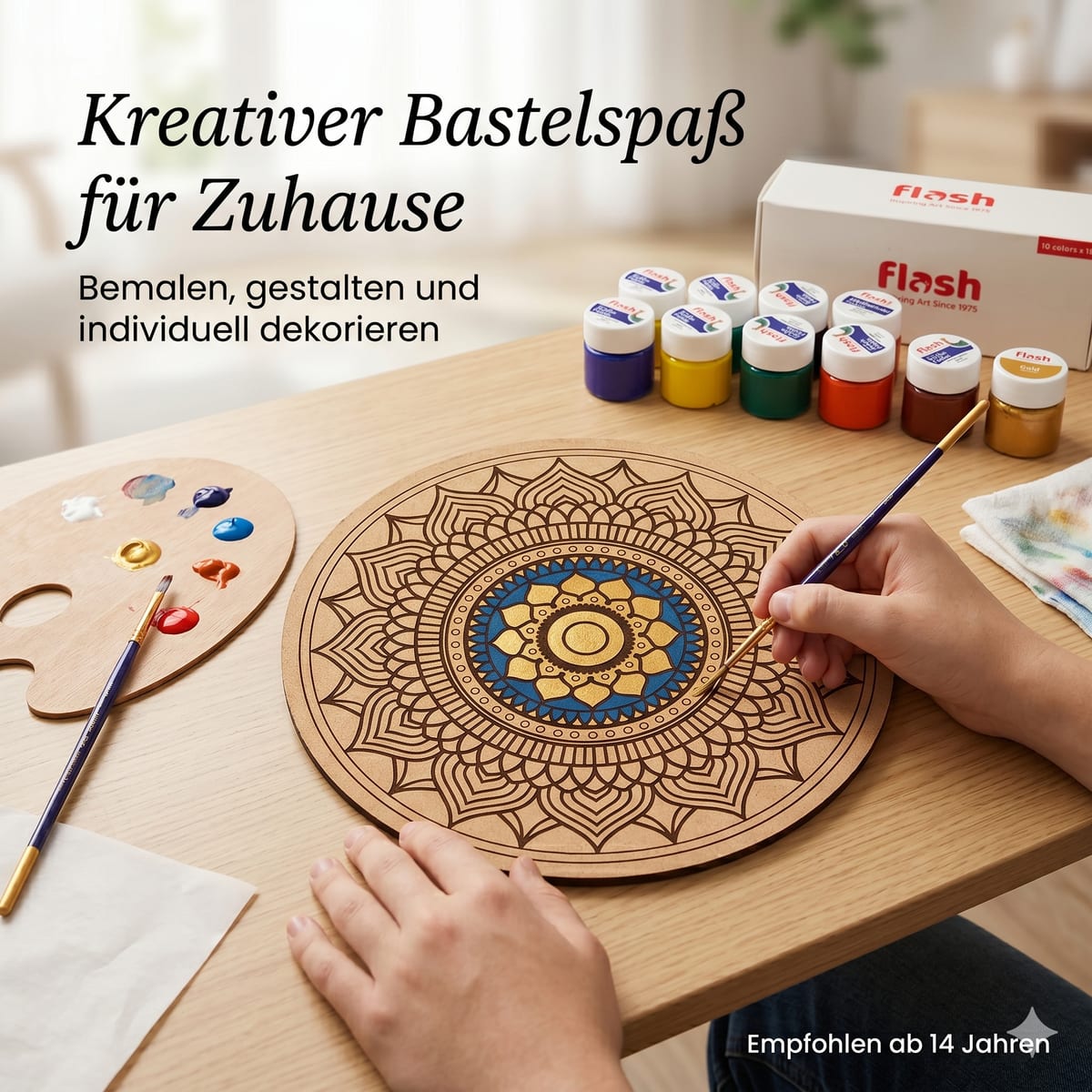 Mandala-Rosette
