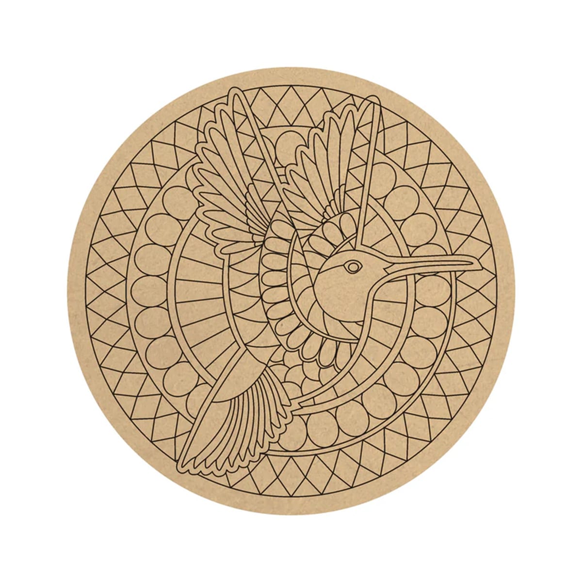 Kolibri im Mandala