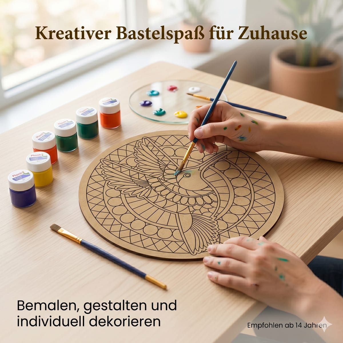 Kolibri im Mandala