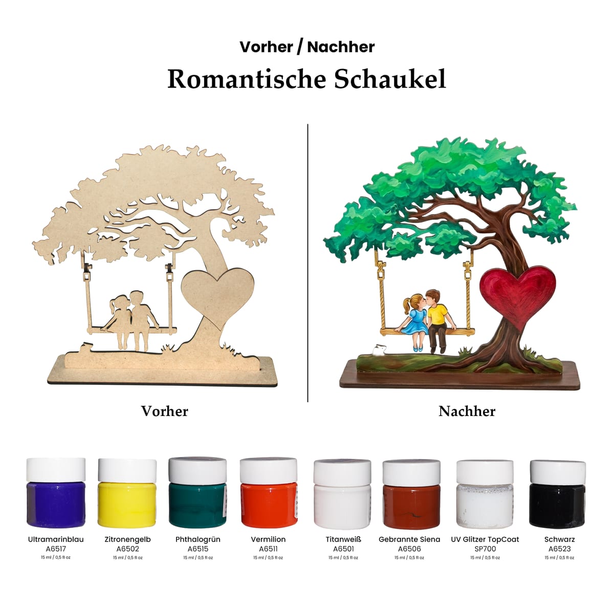 Paar auf der Schaukel