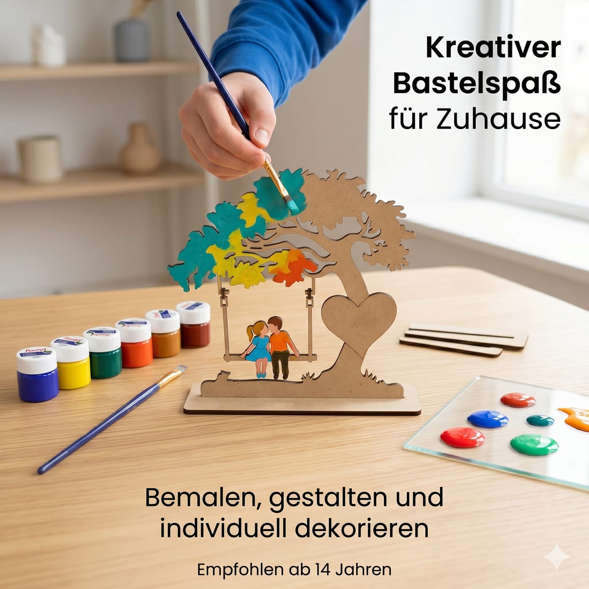 Paar auf der Schaukel