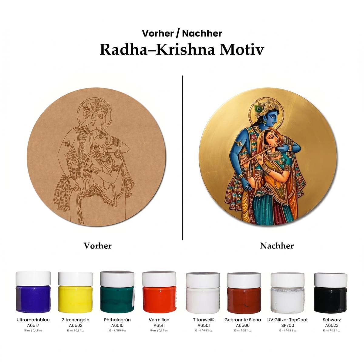 Radha und Krishna