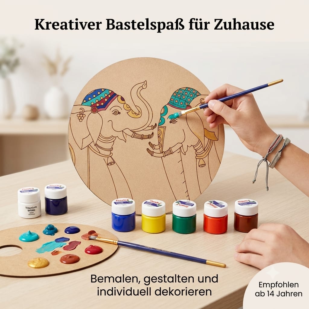 Elefanten mit Ornamenten