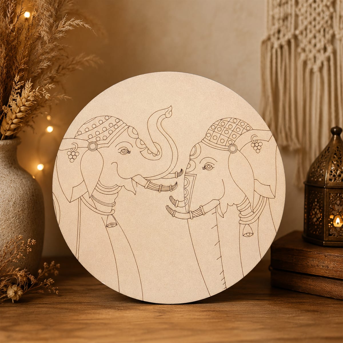 Elefanten mit Ornamenten - 8